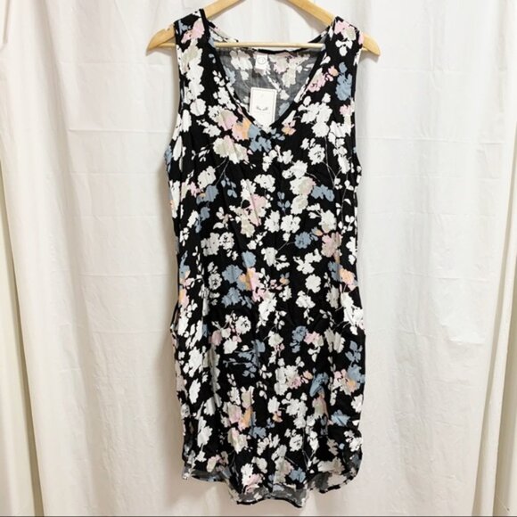 Cy Fashion Ash & Antler Midi Floral Dress NWT - Picture 1 of 13